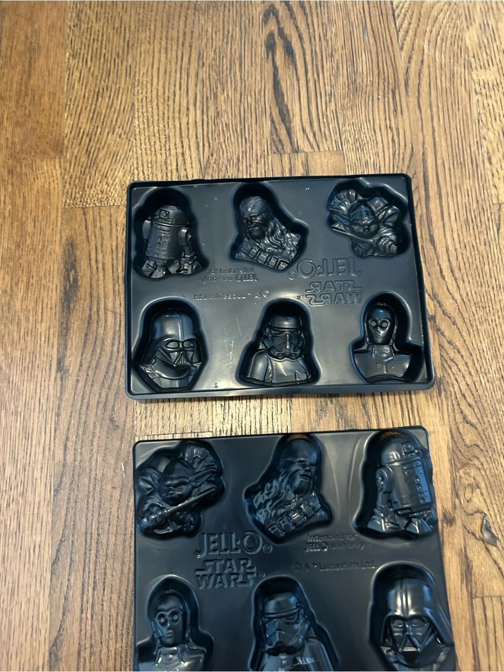 JELL-O Star Wars Black Character Mold Tray - Silicone Bakeware